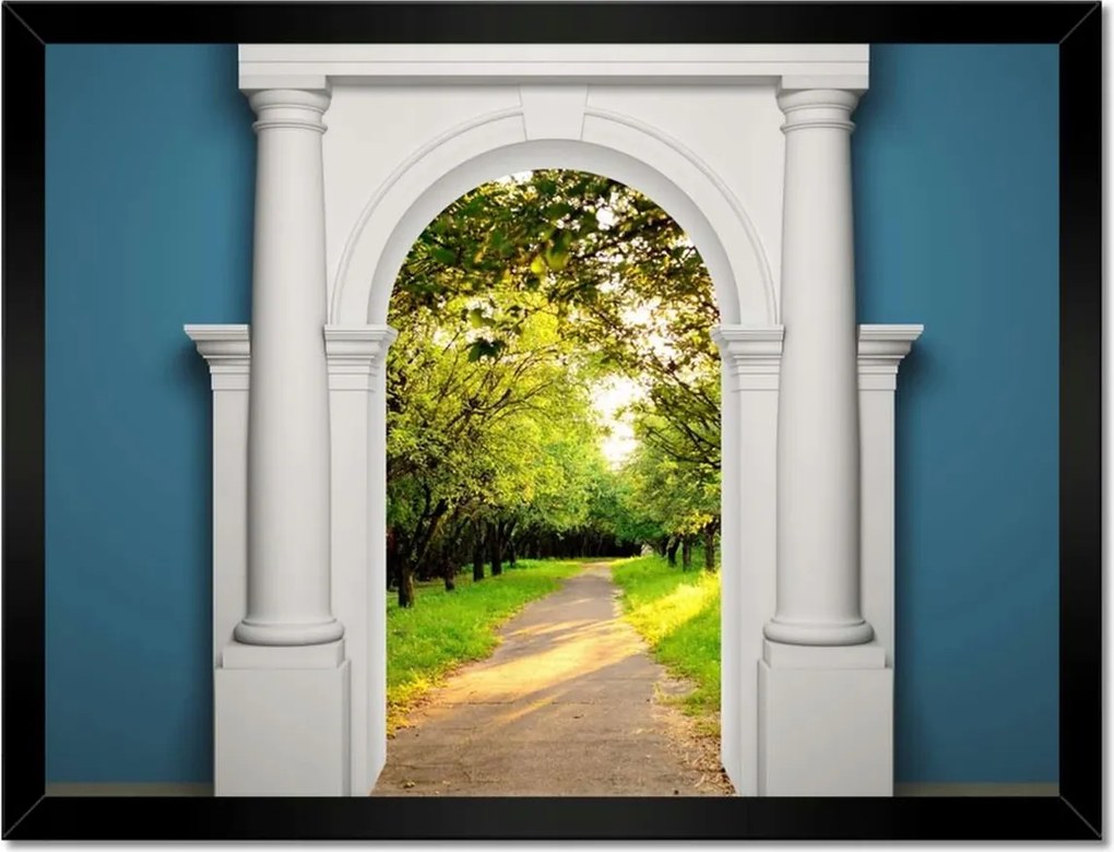 Poszterek keretben 40x30 Kapu a boldogsághoz