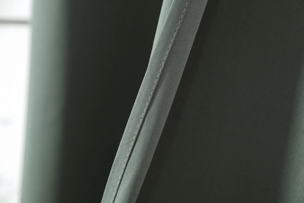 OXFORD szürkészöld függöny 140x270 cm Felfüggesztés: Hullámos sínszalag