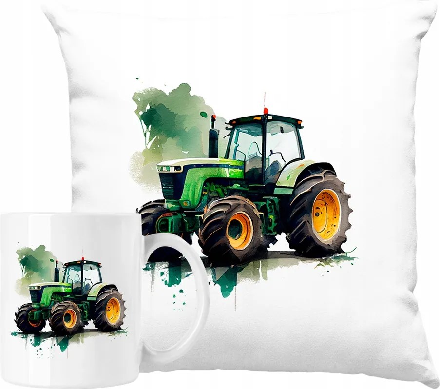 Bögre Szett Párna Traktor Gazda Mezőgazdaság 1 Ötlet Ajándék