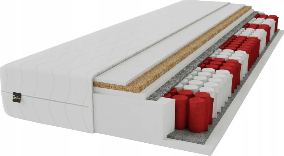 Kemény zsebes matrac Kókusz huzat 90x200 Alaska 24cm