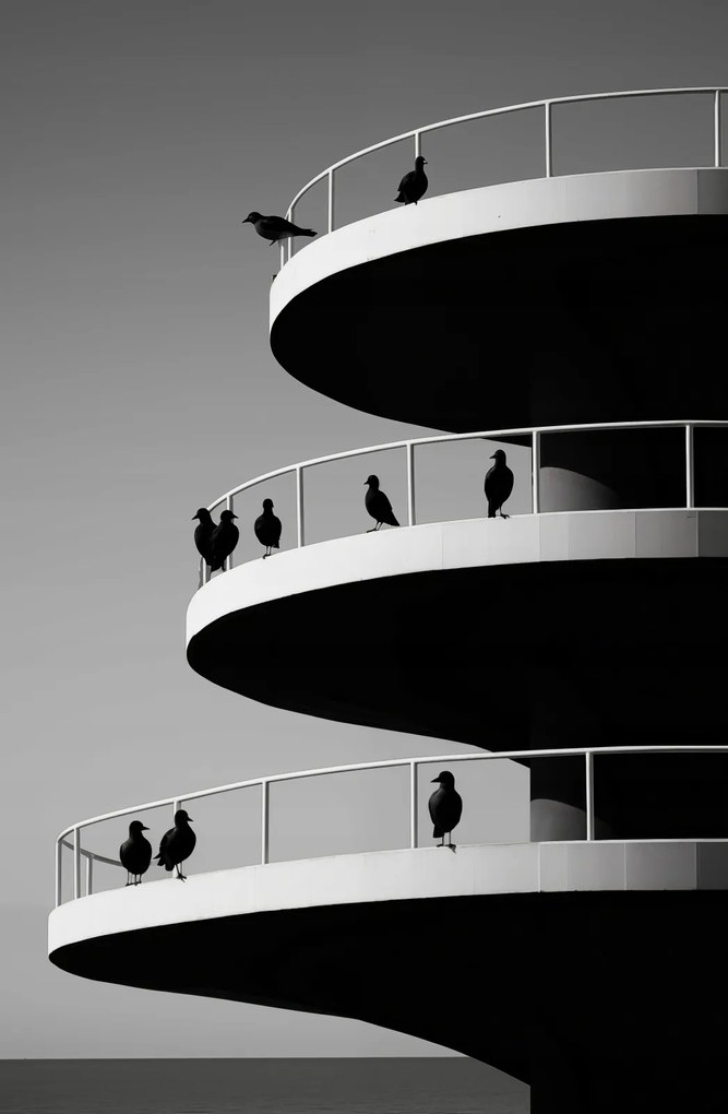 Poszter 53x81cm Holló árnyalatok