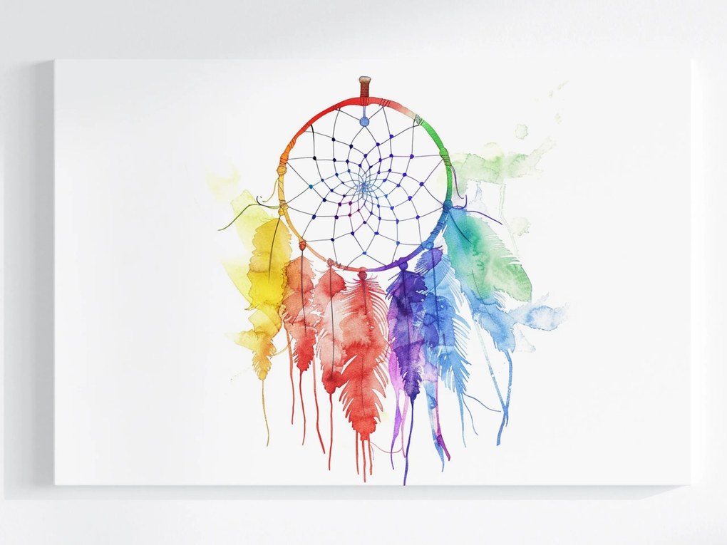 Poszter Színes Álomfogó Dream Catcher 60x40