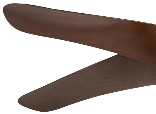 ZEVENTI - LED mennyezeti ventilátor LUCCA LED/18W/230V Tuya Wi-Fi barna + távirányító