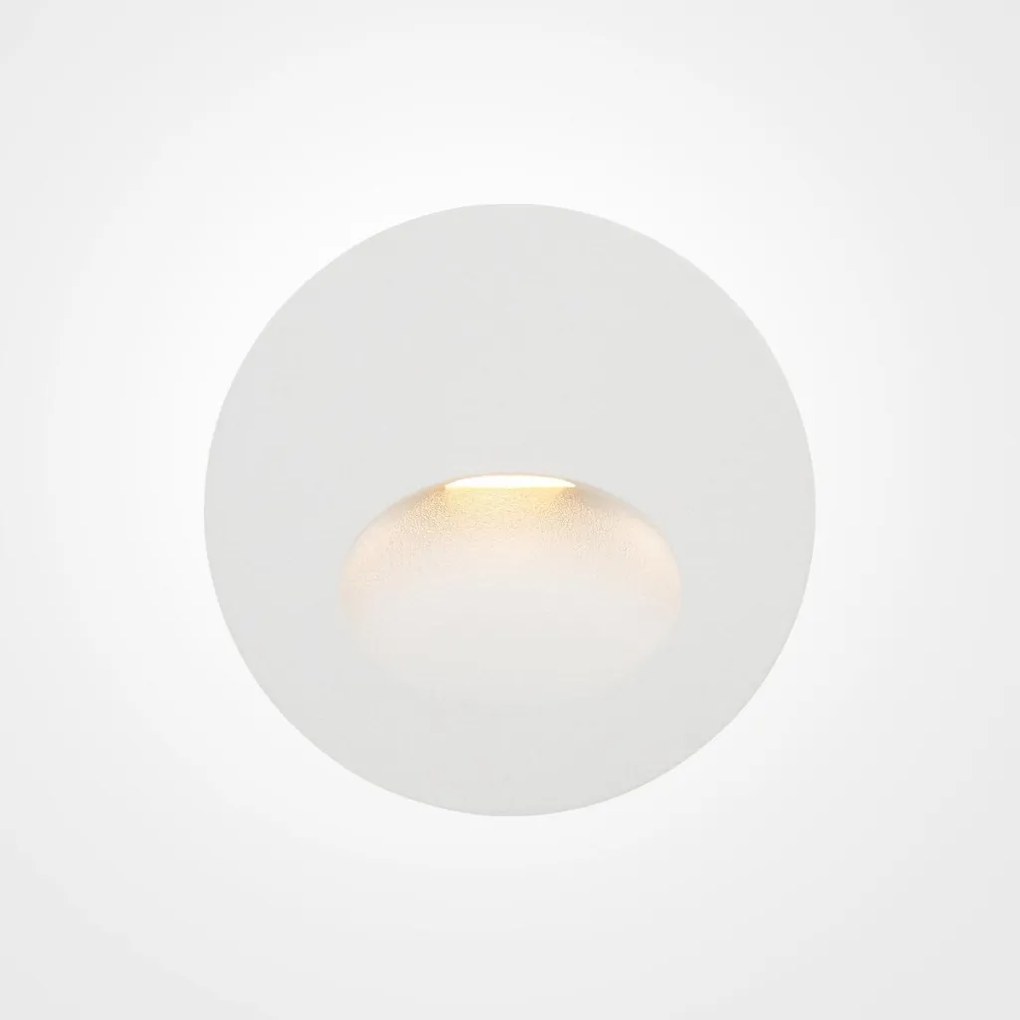 MAYTONI O015SL-L3W3K BIL Kültéri Falba Építhető Lámpa Fehér LED