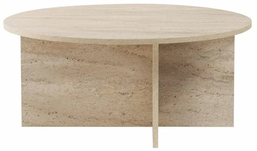 Soleil Travertine dohányzóasztal