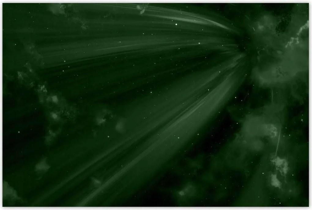 Poszterek 120x80 Palackzöld Kozmosz