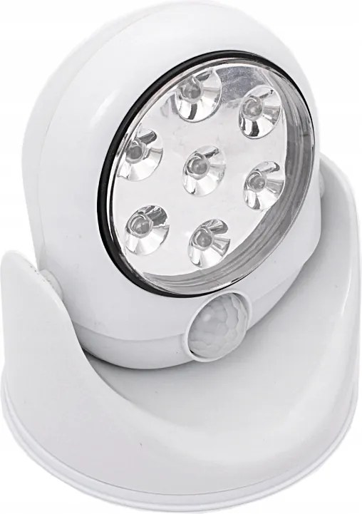 Mozgásérzékelős lámpa 7 Led 360°-ban elforgatható LAL11 elemmel működik