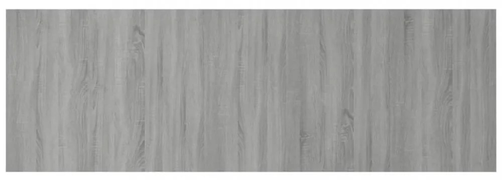 szürke sonoma színű szerelt fali fejtámla 240 x 1,5 x 80 cm