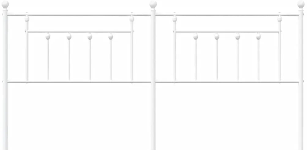 fehér fém fejtámla 200 cm
