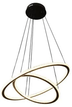 Fényerőszabályozható LED csillár kábeles felfüggesztéssel LED/150W/230V 3000-6500K + távirányító