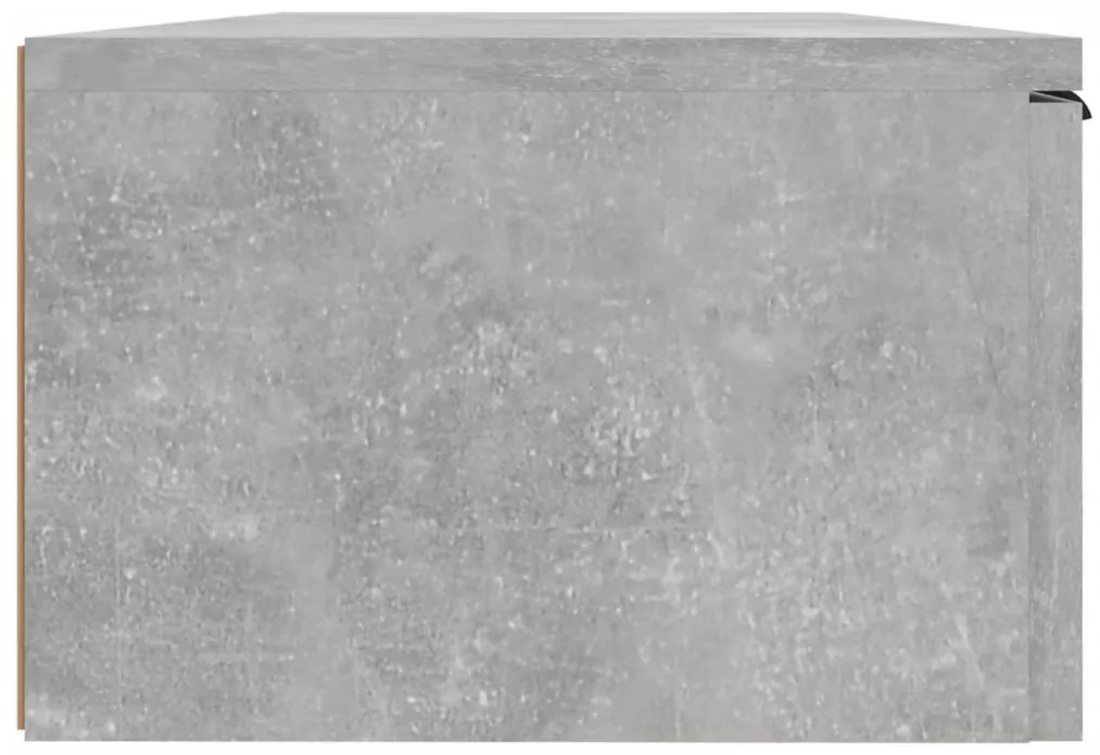 2 db betonszürke szerelt fa fali szekrény 68 x 30 x 20 cm