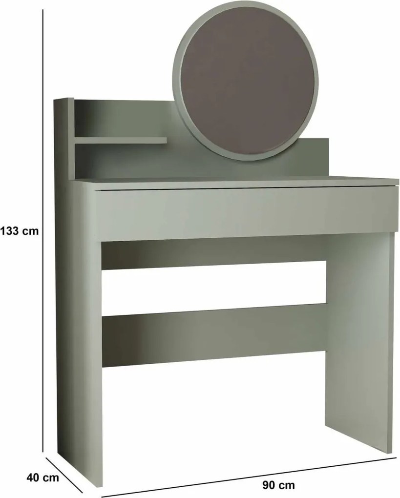 Harmony Mini Round - Ash Green
