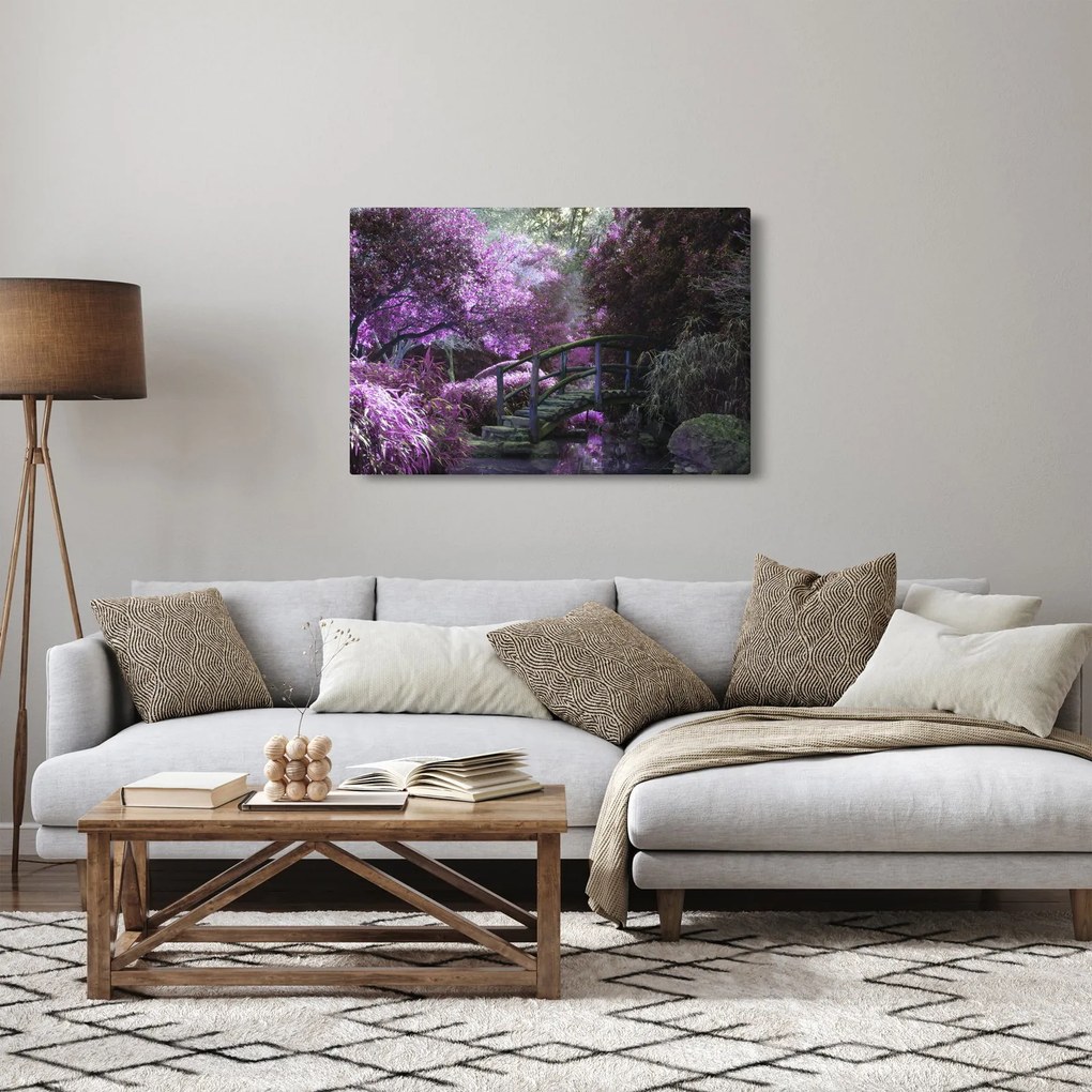Kép - Misztikus kert (90x60 cm)