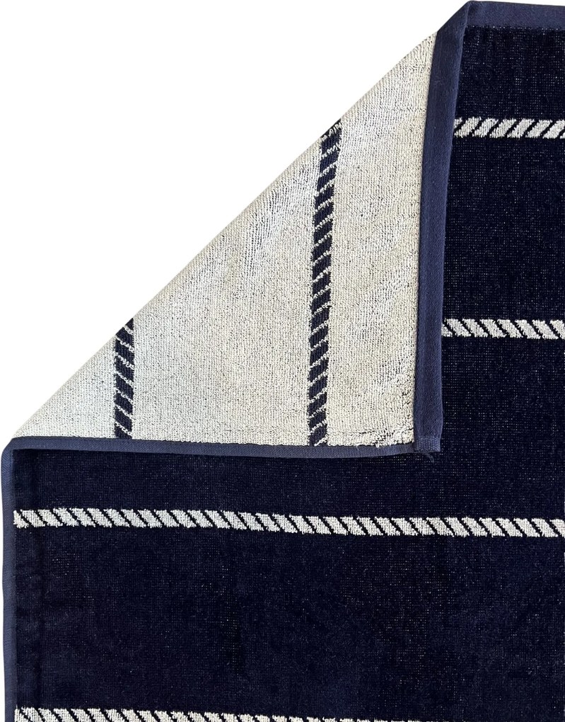BAHIA Strandtörölköző matrózmintás 3. 165x90cm