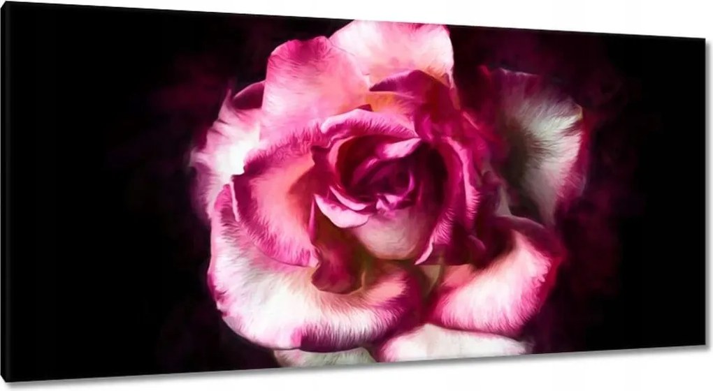 Vászonkép 115x55 Nagyvirágú rózsa Rózsa