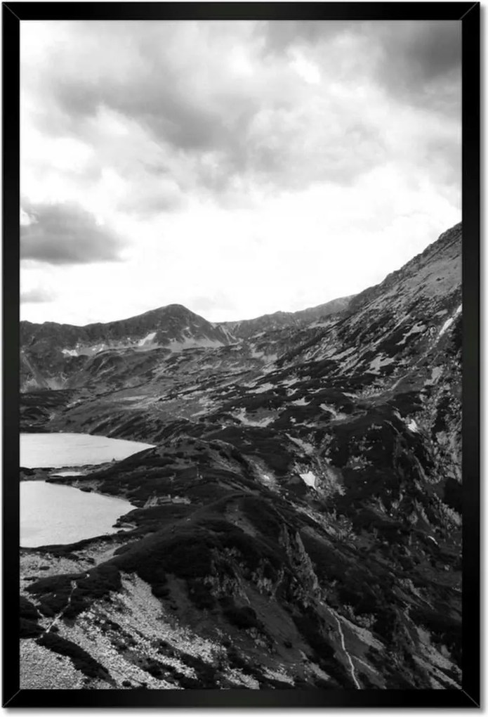 Poszterek keretben 40x60 Tátra Lengyel hegyek Kilátás