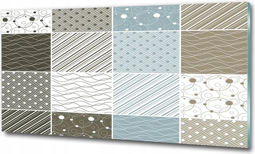 Fotó-üvegkép Geometrikus minták 125x50