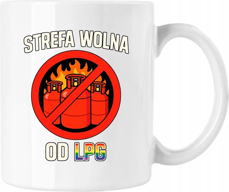 Lpg Tiltás Bögre Vicces Eco Fehér 330ml