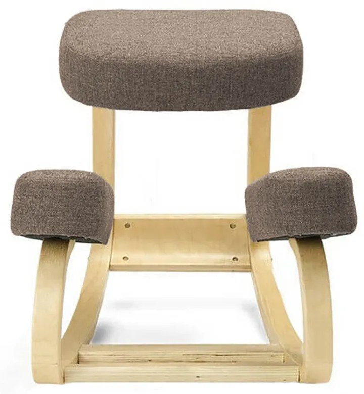 Egyensúlyfejlesztő térdeplőszék - több típusban-barna