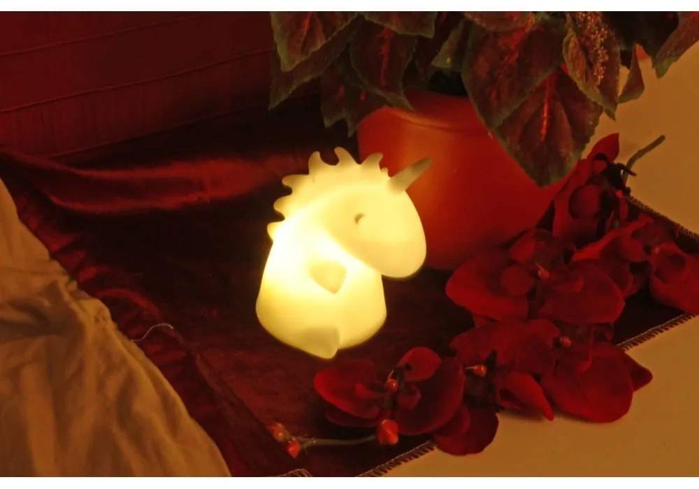 Fehér gyerek éjjelilámpa Unicorn – Hilight