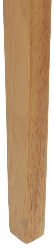 Étkezőszék 2 pcs Természetes Tömör fa