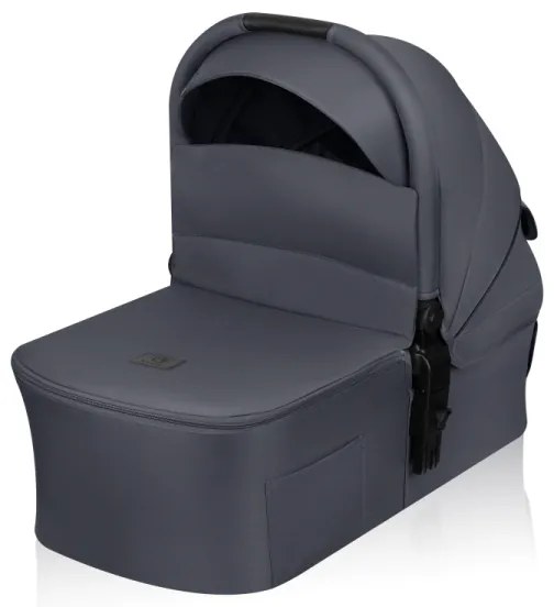 Lionelo - AMBER PLUS 2 az 1-ben kombinált babakocsi, szürke grafit