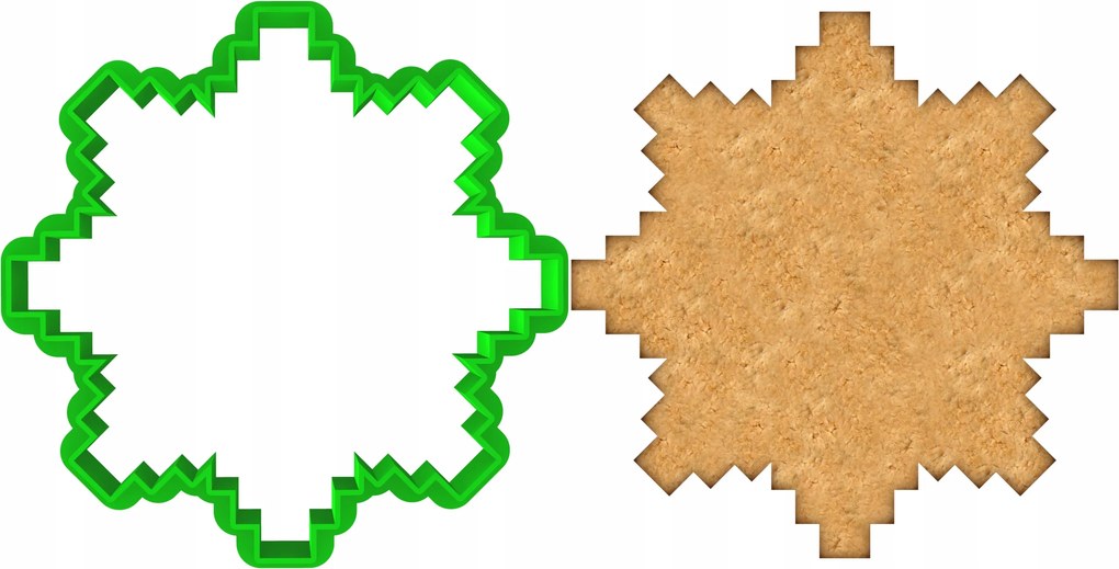 Prémium Mézeskalács lyukasztó keksz rendőrségi jelvény 8cm