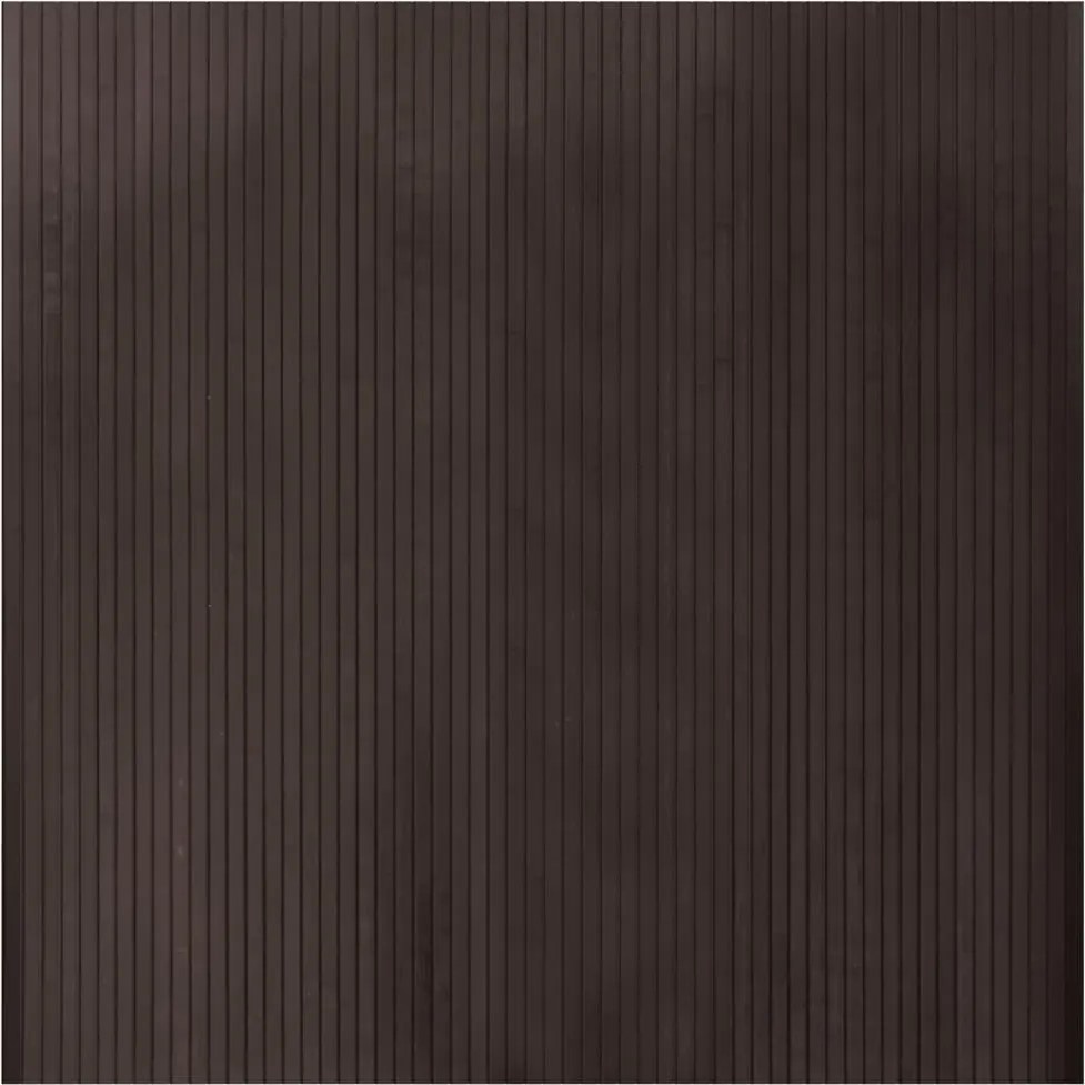 vidaXL négyszögletű sötétbarna bambusz szőnyeg 100 x 100 cm
