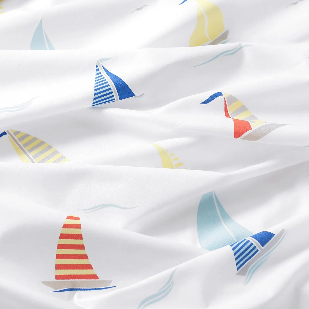 Goldea pamut ágyneműhuzat - vitorlások 150 x 200 és 50 x 60 cm