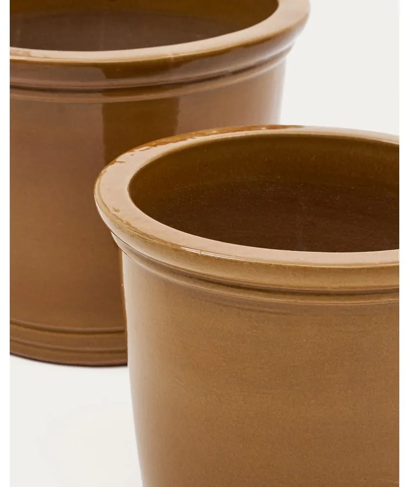 Terrakotta virágcserép készlet 2 db-os ø 47 cm Presili – Kave Home
