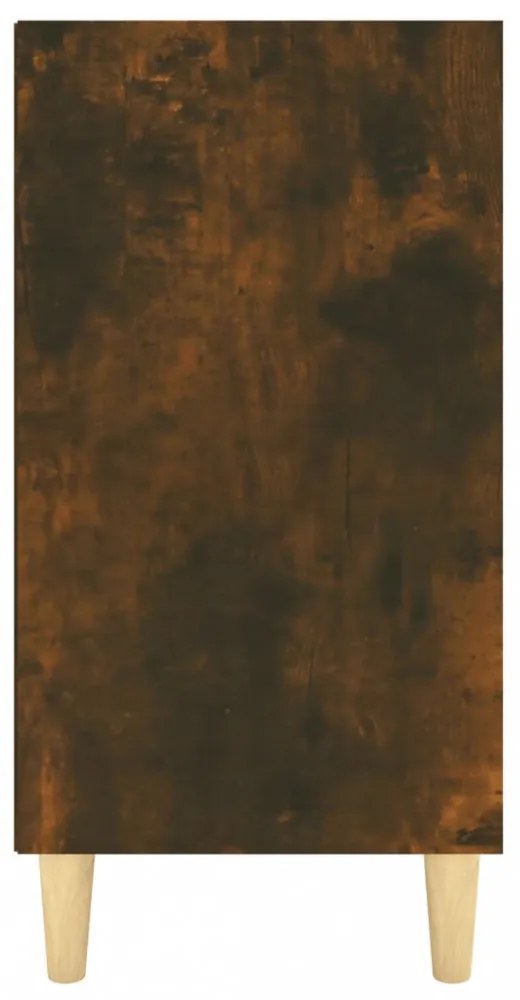füstös tölgy színű szerelt fa tálalószekrény 103,5 x 35 x 70 cm