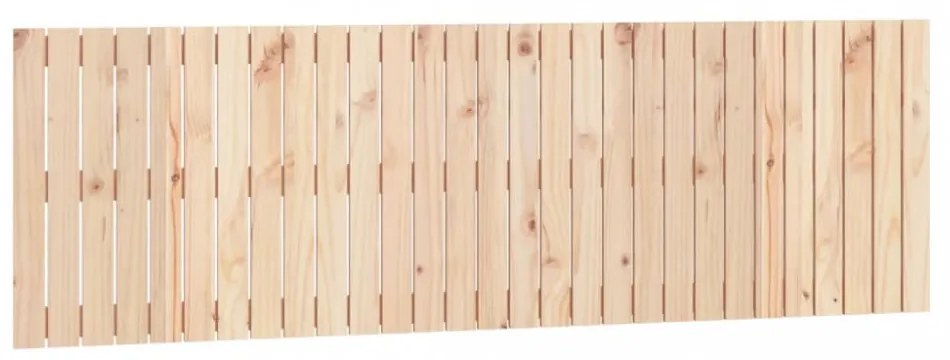 tömör fenyőfa fali fejtámla 185 x 3 x 60 cm
