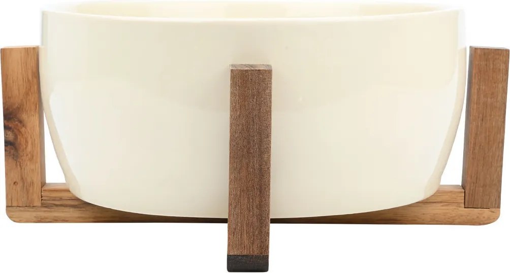 Tálalótál salátatál gyümölcs snack 28 cm kőből