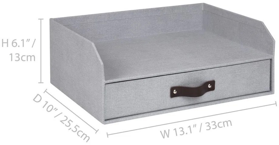 Karton fiókos rendszerező dokumentumokhoz Walter – Bigso Box of Sweden