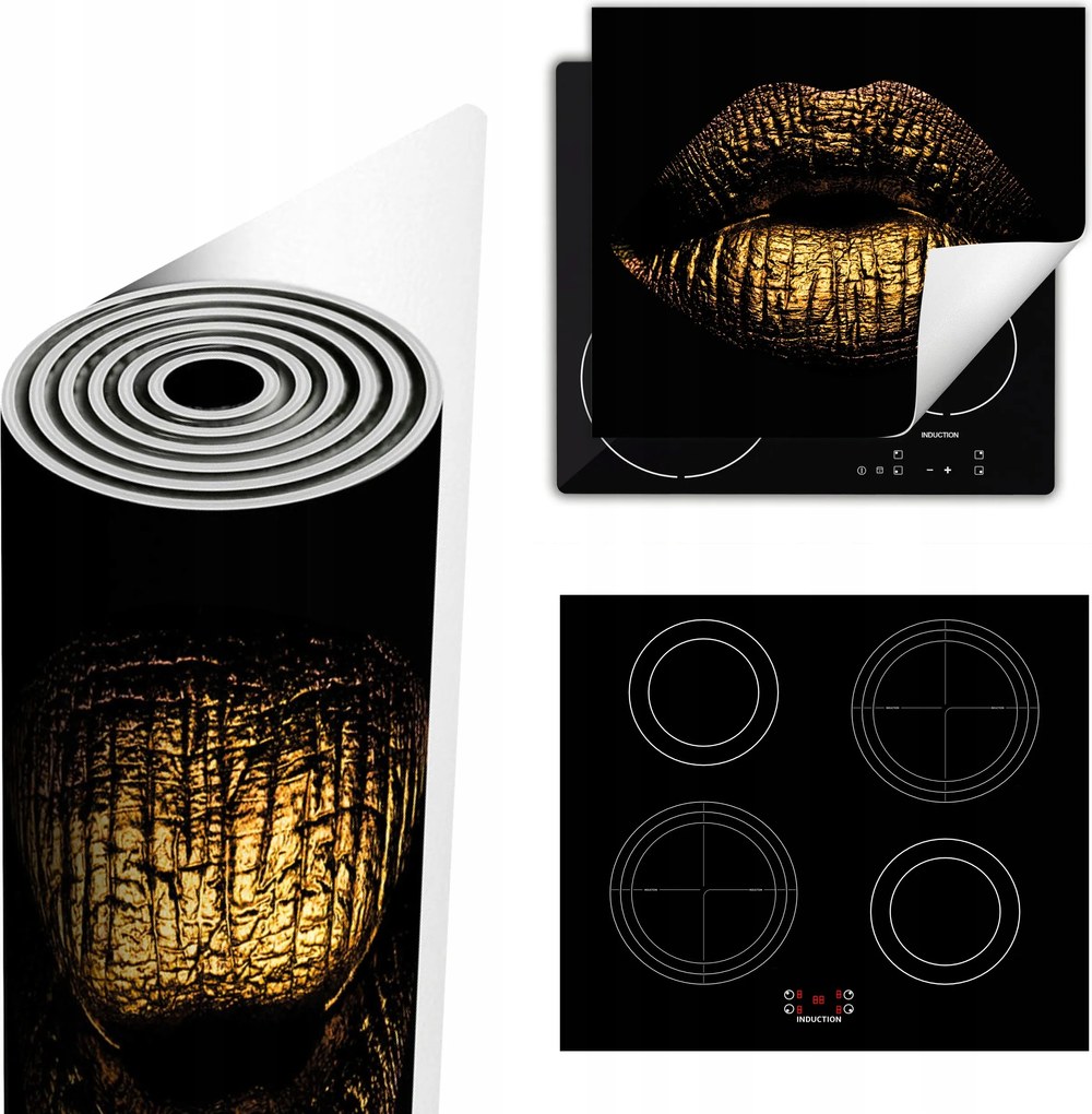 Tűzhelyvédő Szőnyeg Több Helyet Biztosít 60x52 arany száj