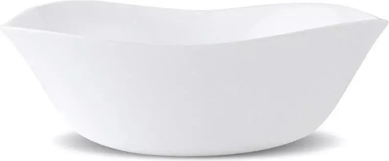 Saláta tálaló 24cm Bormioli Parma négyzet fehér