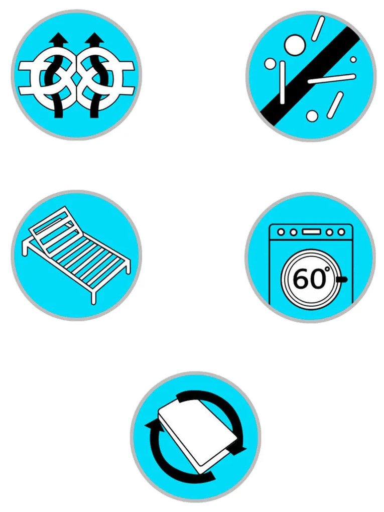 szövet rugós matrac 190 x 90 x 20 cm közepesen puha