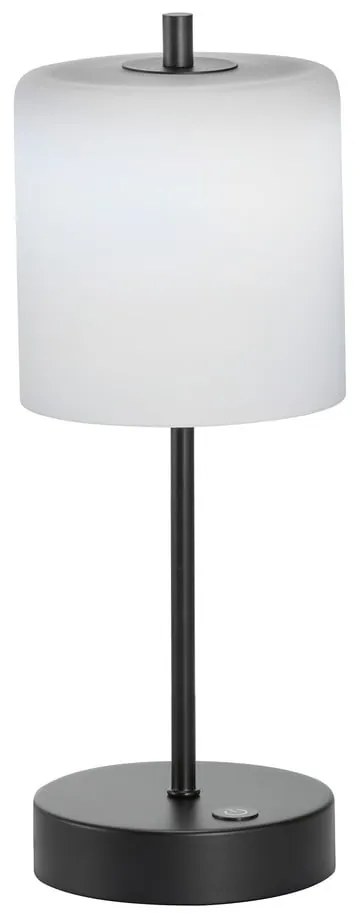 Fekete-fehér LED dimmelhető asztali lámpa (magasság 34,5 cm) Riva – Fischer & Honsel