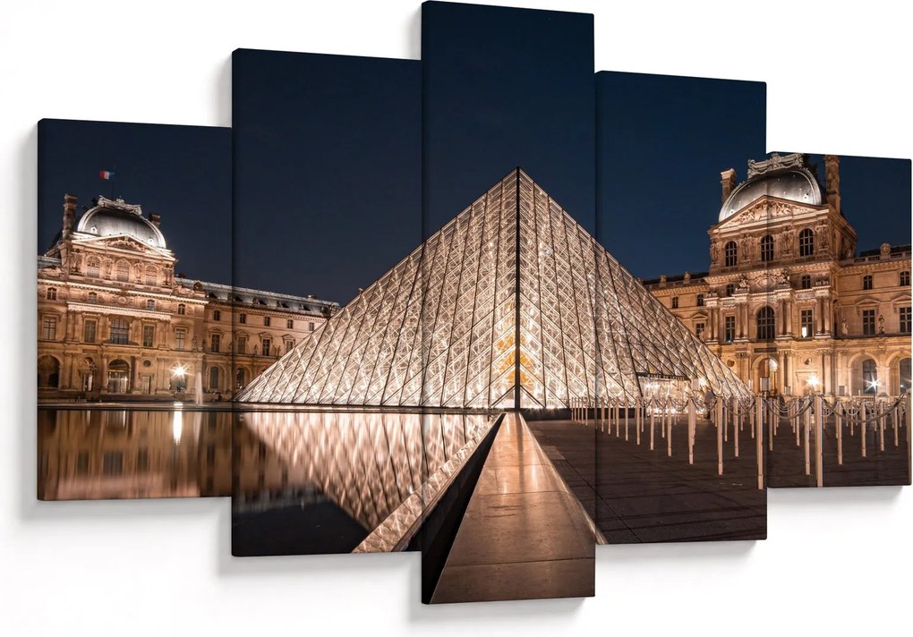 Kép - Louvre éjjel (150x105 cm)