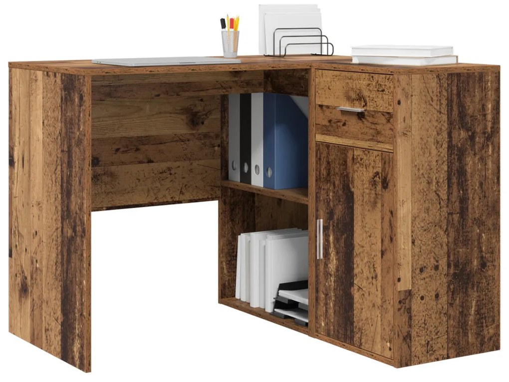 Sarokasztal Régi fa 102x88x75 cm Szerelt fa