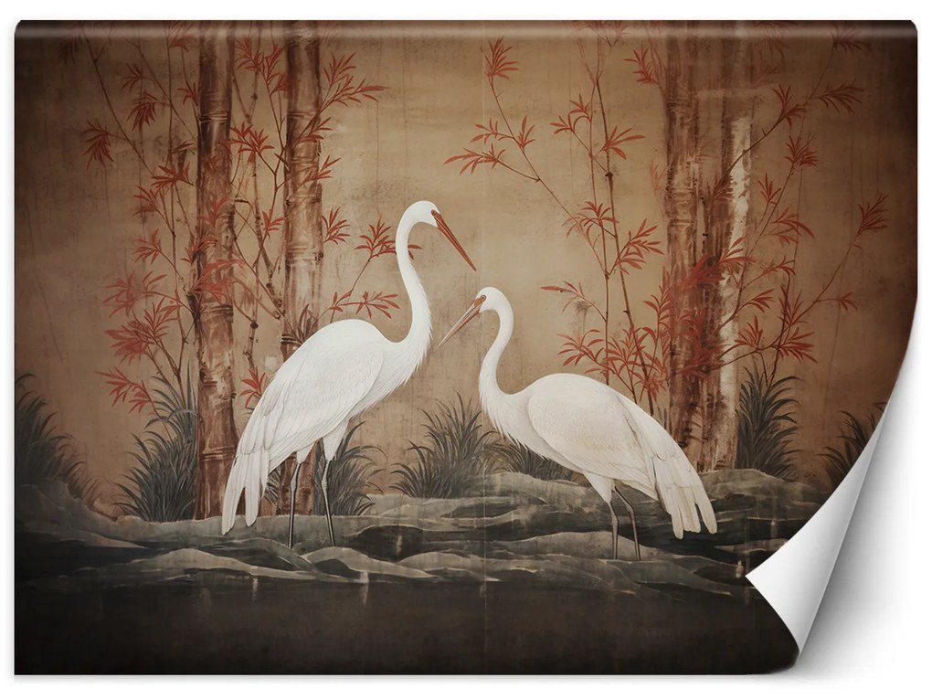 Gario Fotótapéta Keleti madarak és fák Anyag: Vlies, Méret: 400 x 280 cm