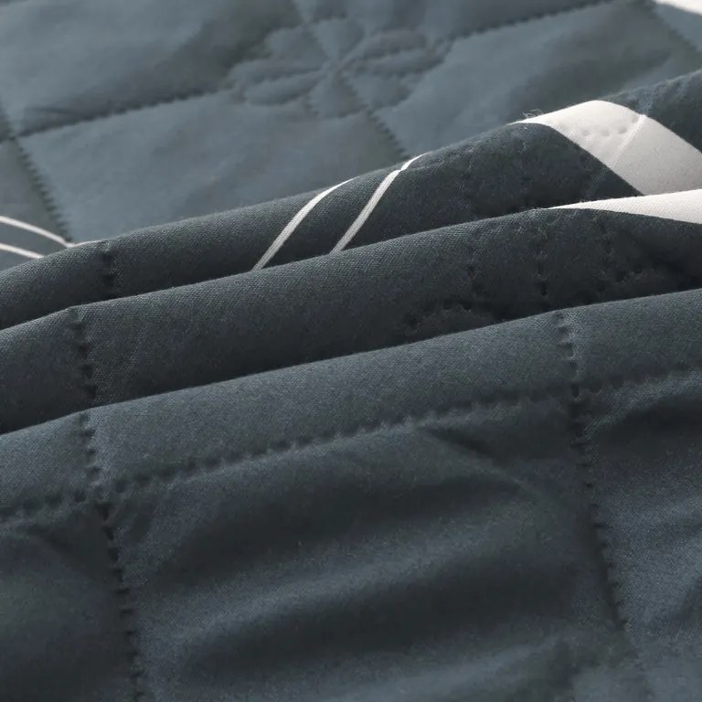 Nyári takaró GRIDON 140x200 cm, fekete