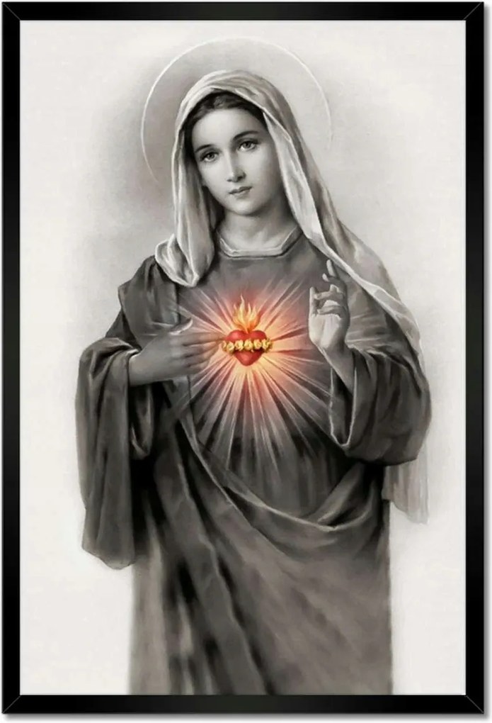 Poszterek keretben 40x60 Szűz Mária