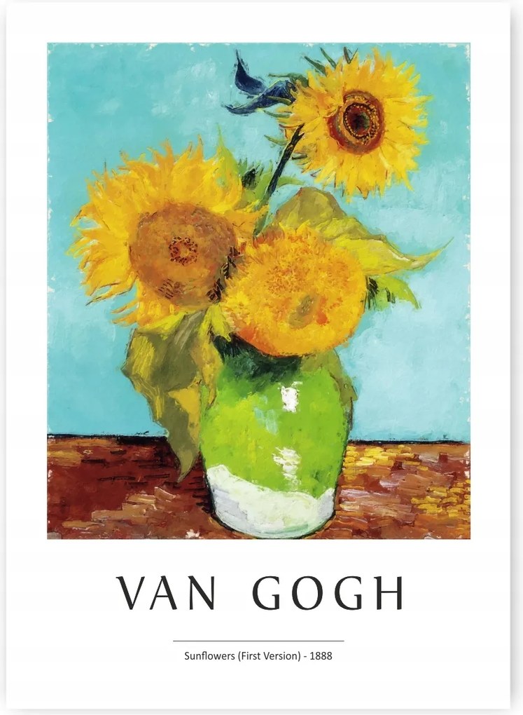 Van Gogh Napraforgó Poszter 30x40cm kép #272