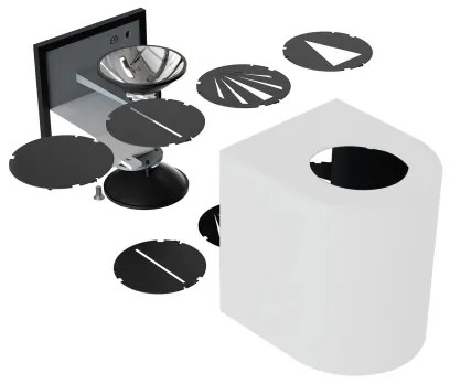 Nordlux - LED kültéri fali lámpa CANTO 2xLED/6W/230V IP44 fehér