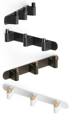 Fogas Viefe CASEY RACK alumínium, texturált fekete láva - matt fekete