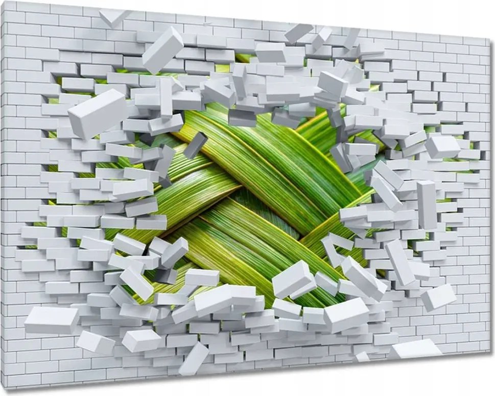 Vászonkép 120x80 Zöld fonott Zöld rattan fonott lemez