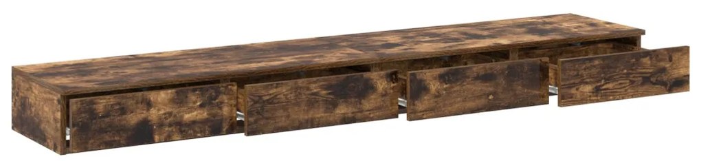 Ágyfiókok fiókkal Füstölt tölgy 180 x 36.5 x 16.5 cm Faanyag