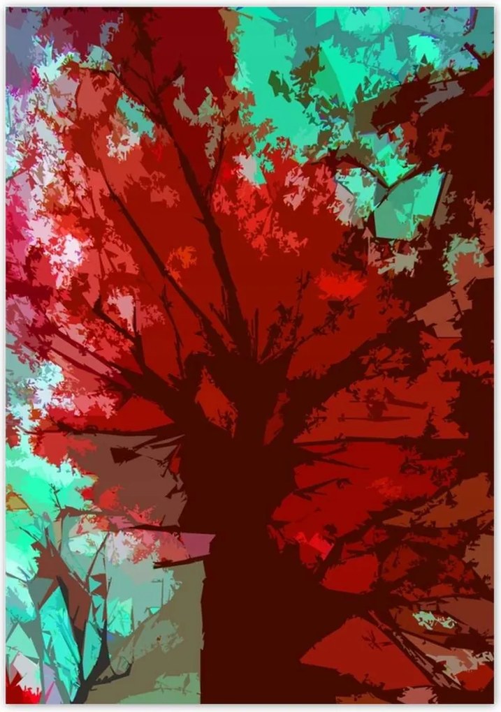 Poszterek 70x100 Őszi absztrakt