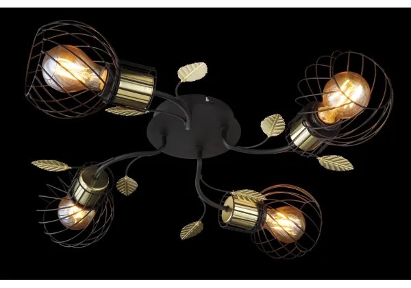 Globo 54113-4D - Felületre szerelhető csillár LALLY 4xE27/40W/230V